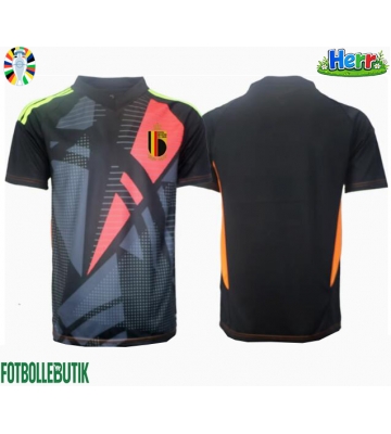 Belgien Målvakt Hemmatröja EM 2024 Kortärmad